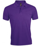 Purple SOL'S Prime Poly/Cotton Piqué Polo Shirt Printsetters Custom Workwear Bristol