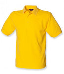 Yellow Henbury Heavy Poly/Cotton Piqué Polo Shirt Printsetters Custom Workwear Bristol
