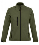 Green SOL'S Ladies Roxy Soft Shell Jacket Printsetters Custom Workwear Bristol