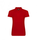 Red PRO RTX Ladies Pro Piqué Polo Shirt Printsetters Custom Workwear Bristol