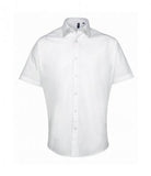 White Premier Supreme Short Sleeve Poplin Shirt Printsetters Custom Workwear Bristol