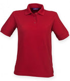 Red Henbury Ladies Poly/Cotton Piqué Polo Shirt Printsetters Custom Workwear Bristol