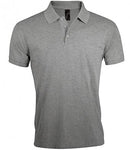 Grey SOL'S Prime Poly/Cotton Piqué Polo Shirt Printsetters Custom Workwear Bristol