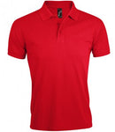 Red SOL'S Prime Poly/Cotton Piqué Polo Shirt Printsetters Custom Workwear Bristol