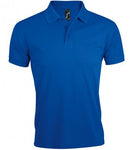 Blue SOL'S Prime Poly/Cotton Piqué Polo Shirt Printsetters Custom Workwear Bristol