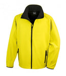 Yellow Result Core Soft Shell Jacket Printsetters Custom Workwear Bristol