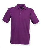 Purple Henbury Heavy Poly/Cotton Piqué Polo Shirt Printsetters Custom Workwear Bristol