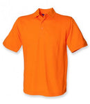 Orange Henbury Heavy Poly/Cotton Piqué Polo Shirt Printsetters Custom Workwear Bristol