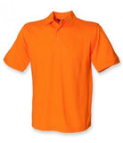 Orange Henbury Heavy Poly/Cotton Piqué Polo Shirt Printsetters Custom Workwear Bristol