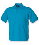 Blue Henbury Heavy Poly/Cotton Piqué Polo Shirt Printsetters Custom Workwear Bristol