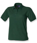 Green Henbury Ladies Poly/Cotton Piqué Polo Shirt Printsetters Custom Workwear Bristol