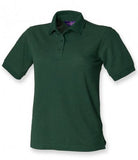 Green Henbury Ladies Poly/Cotton Piqué Polo Shirt Printsetters Custom Workwear Bristol