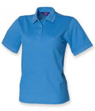 Blue Henbury Ladies Poly/Cotton Piqué Polo Shirt Printsetters Custom Workwear Bristol
