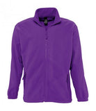 Purple SOL'S North Fleece Jacket Printsetters Custom Workwear Bristol