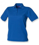 Blue Henbury Ladies Poly/Cotton Piqué Polo Shirt Printsetters Custom Workwear Bristol