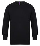  Henbury Lightweight Cotton Acrylic Crew Neck Sweater Printsetters Custom Workwear Bristol
