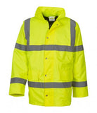 Yellow Yoko Hi-Vis Classic Motorway Jacket Printsetters Custom Workwear Bristol