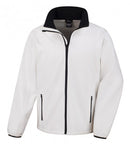 White Result Core Soft Shell Jacket Printsetters Custom Workwear Bristol