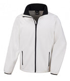 White Result Core Soft Shell Jacket Printsetters Custom Workwear Bristol