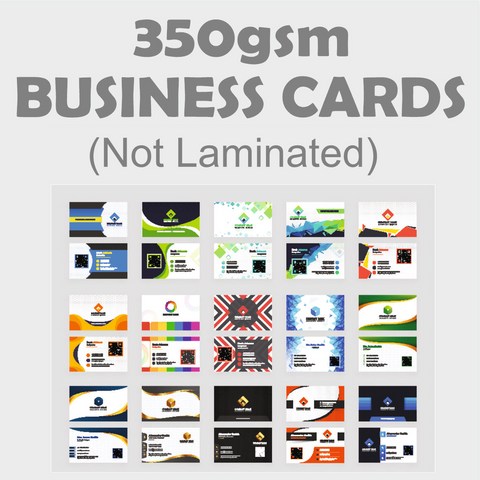 350gsm Business Cards (not  laminated)