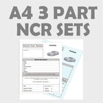 A4 3 Part NCR Sets - Printsetters Custom Printing Bristol