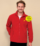 Red SOL'S North Fleece Jacket Printsetters Custom Workwear Bristol