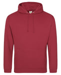 Red college hoodie - Printsetters Custom Workwear Bristol