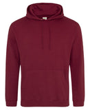 Burgundy college hoodie - Printsetters Custom Workwear Bristol