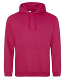 Dark pink college hoodie - Printsetters Custom Workwear Bristol