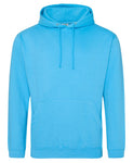 Bright blue college hoodie - Printsetters Custom Workwear Bristol