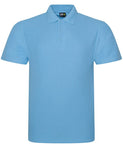 Light blue PRO RTX Pro Piqué Polo Shirt Printsetters Custom Workwear Bristol