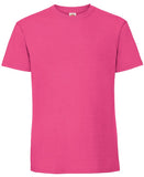 Pink Fruit of the Loom Ringspun Premium T-Shirt Printsetters Custom Workwear Bristol