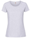 Grey Fruit of the Loom Ladies Ringspun Premium T-Shirt Printsetters Custom Workwear Bristol