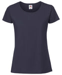 Black Fruit of the Loom Ladies Ringspun Premium T-Shirt Printsetters Custom Workwear Bristol