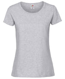 Light grey Fruit of the Loom Ladies Ringspun Premium T-Shirt Printsetters Custom Workwear Bristol