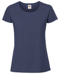 Navy Fruit of the Loom Ladies Ringspun Premium T-Shirt Printsetters Custom Workwear Bristol