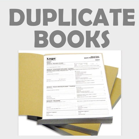 Duplicate Books - Printsetters Custom Workwear Bristol